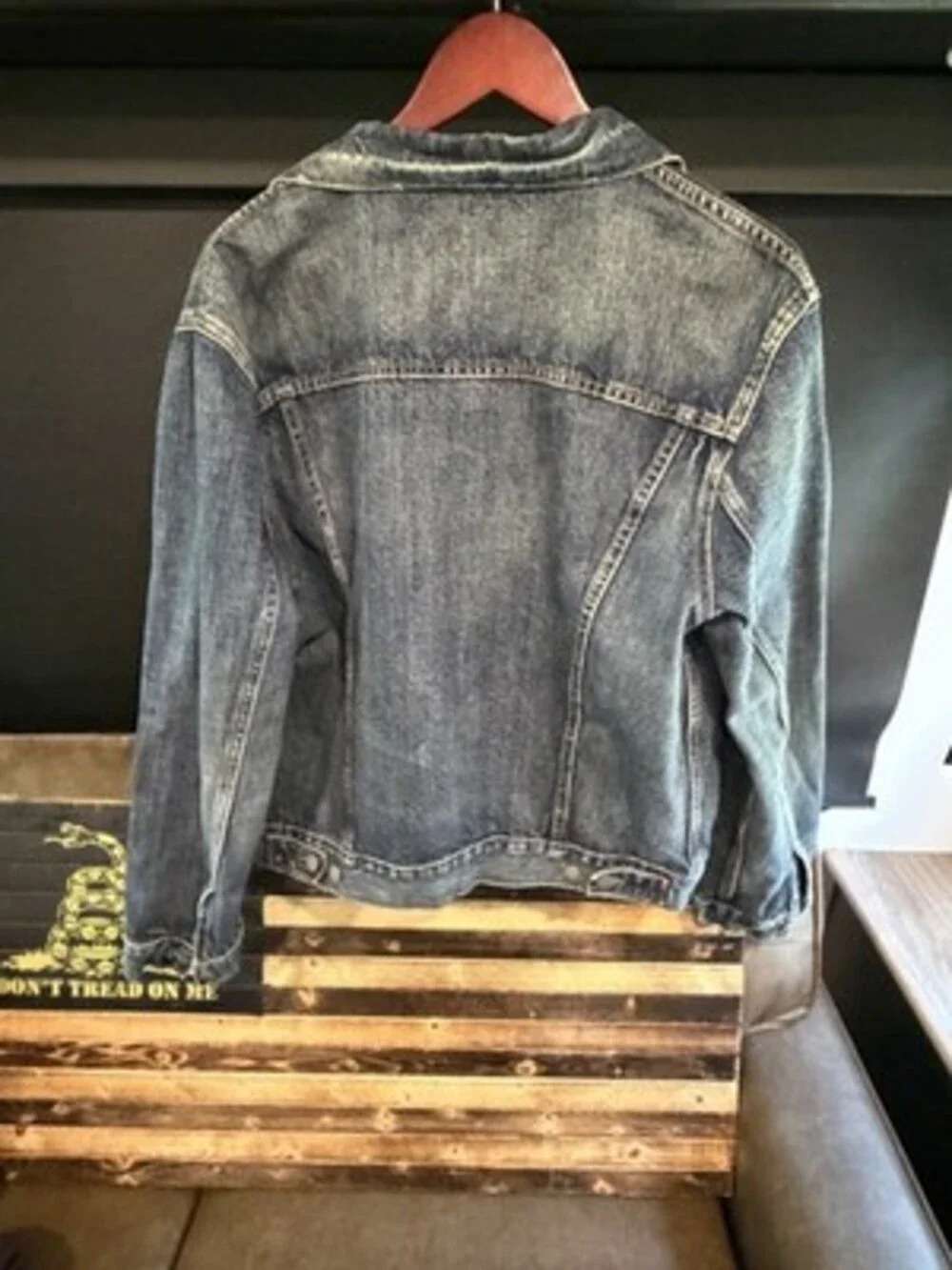 Polo Ralph Lauren Blue Jean Jacket Button Closure Pockets Men's L/10 Casual
